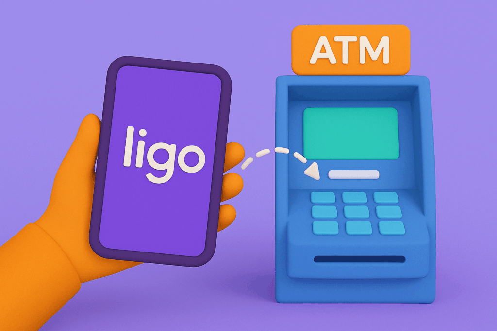 retirar dinero Ligo en cajeros